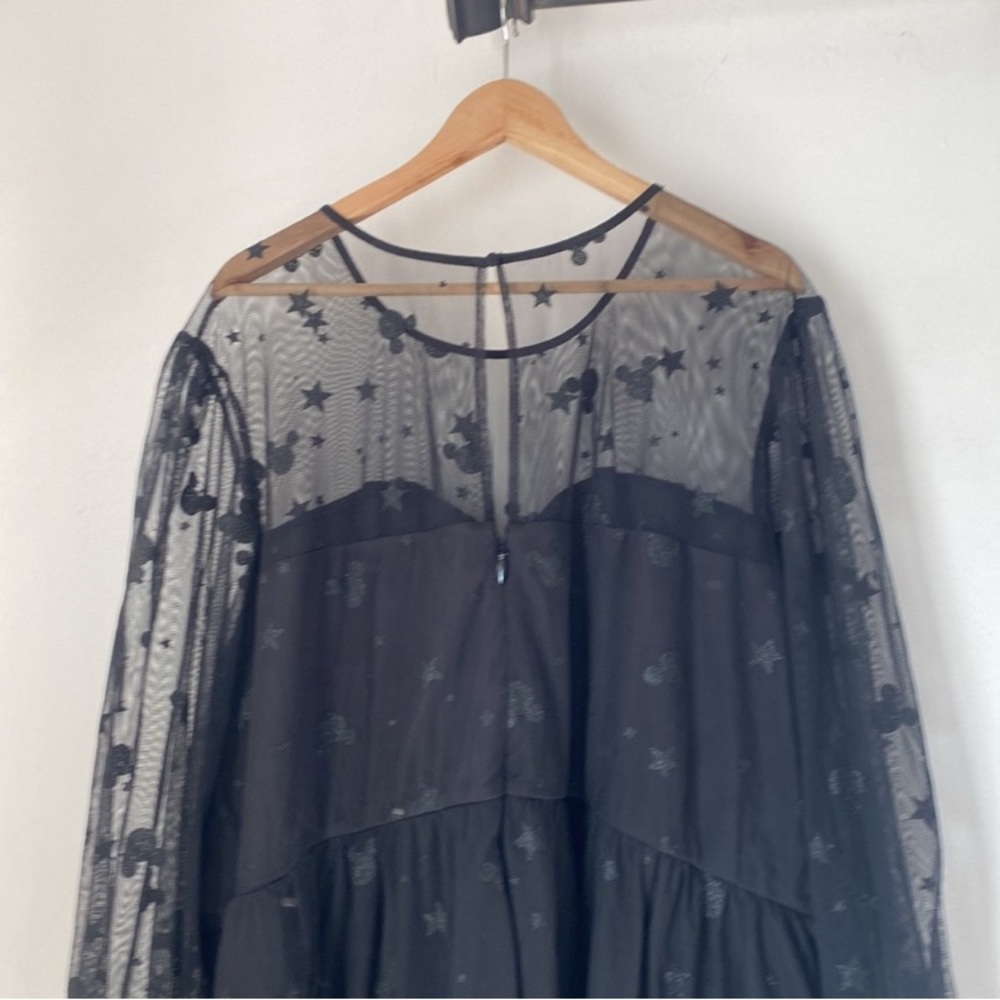 NWT Torrid 30 Mickey Stars Tulle Illusion Skater Dress - Picture 9 of 11